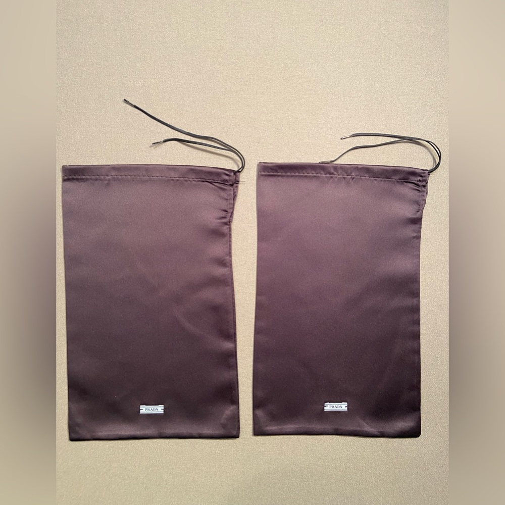 Prada Shoe Dust Bag Cover, Dark Blue, Discrete Prada Label